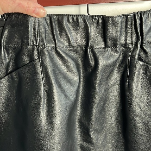 Large Wild Fable Leather Skirt with Pockets - Picture 4 of 8